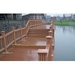 临沂生态木绿可木厂家直销 100*20实心户外地板，构筑彩虹桥般的生态空间